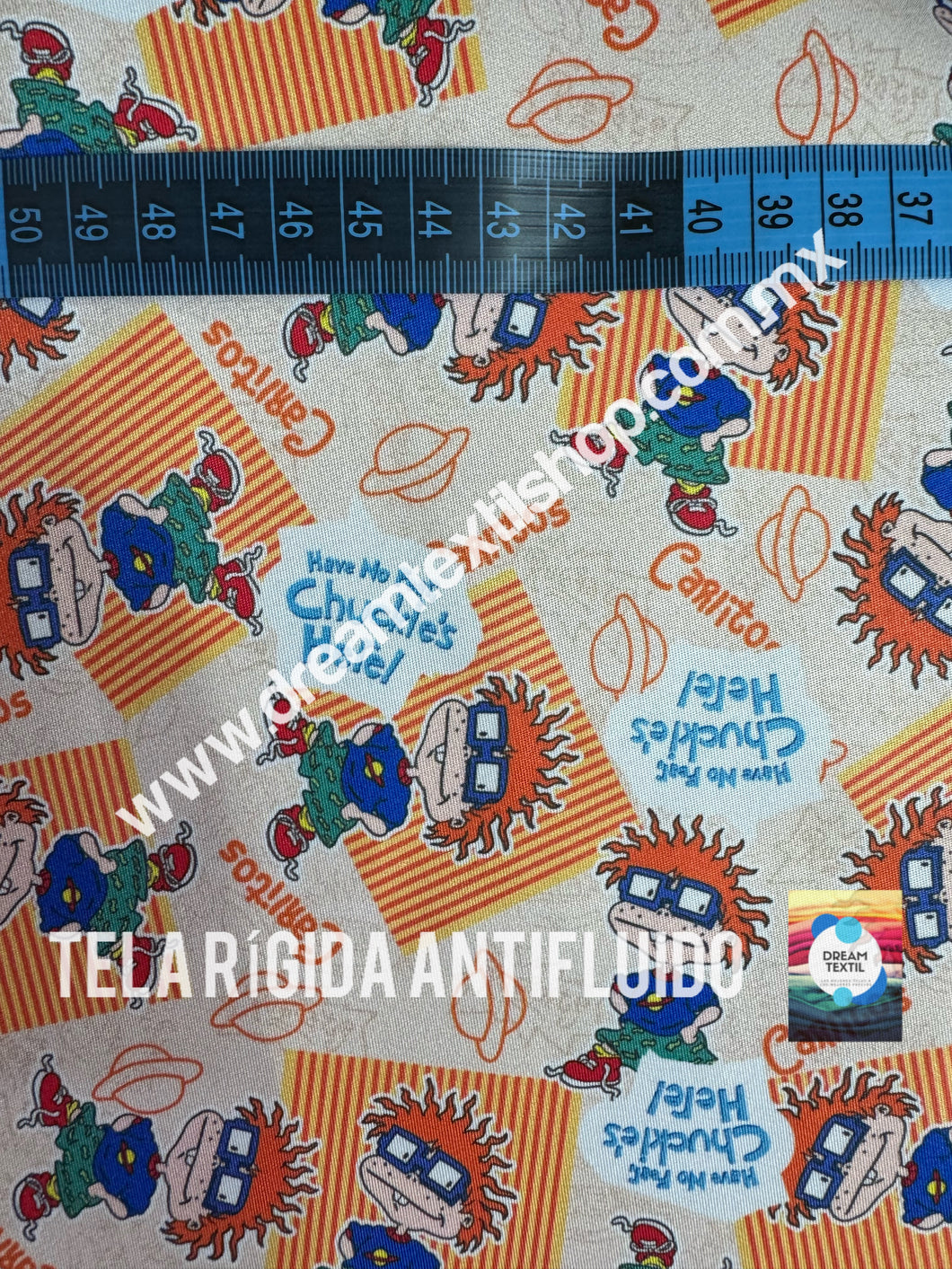 Microfibra Antifluidos Rígido Rugrats Carlitos Chuckets