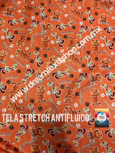 Microfibra Stretch Antifluidos Garfield