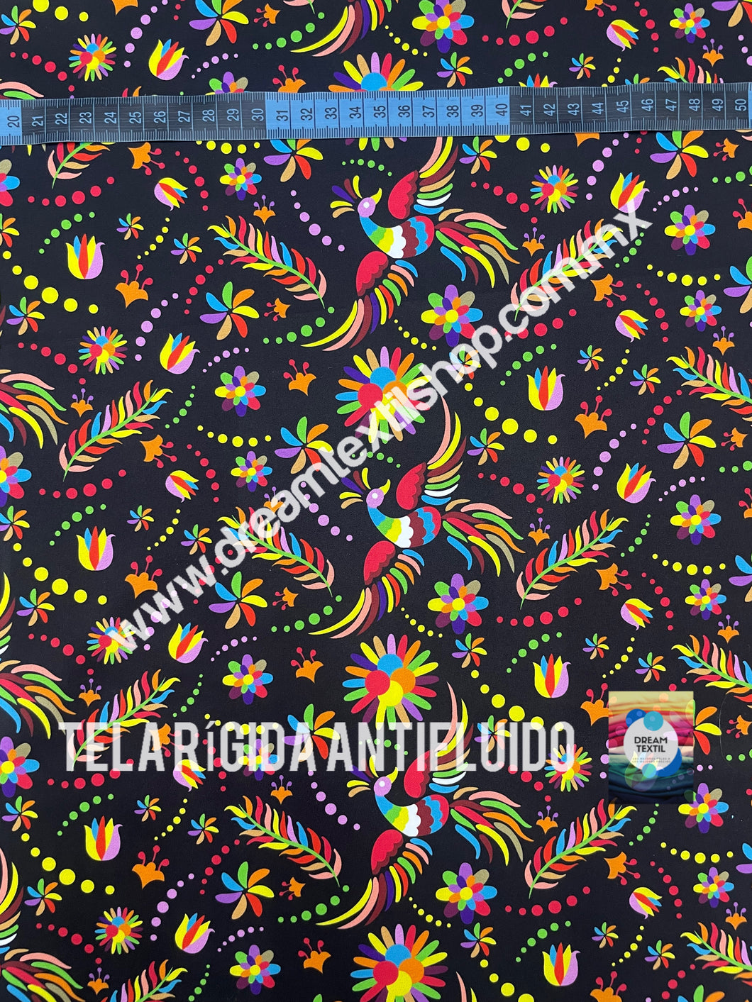 Microfibra Antifluidos Rígido Tenango fondo negro