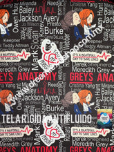 Cargar imagen en el visor de la galería, Microfibra Antifluidos Rígido Greys Anatomy
