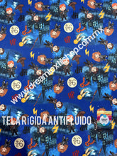 Cargar imagen en el visor de la galería, Microfibra Antifluidos Rígido Harry Potter Fondo Azul Marino

