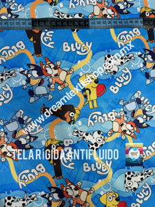 Microfibra Antifluidos Rígido Bluey friends