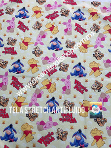 Microfibra Stretch Antifluidos Winnie Pooh