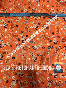 Microfibra Stretch Antifluidos Garfield