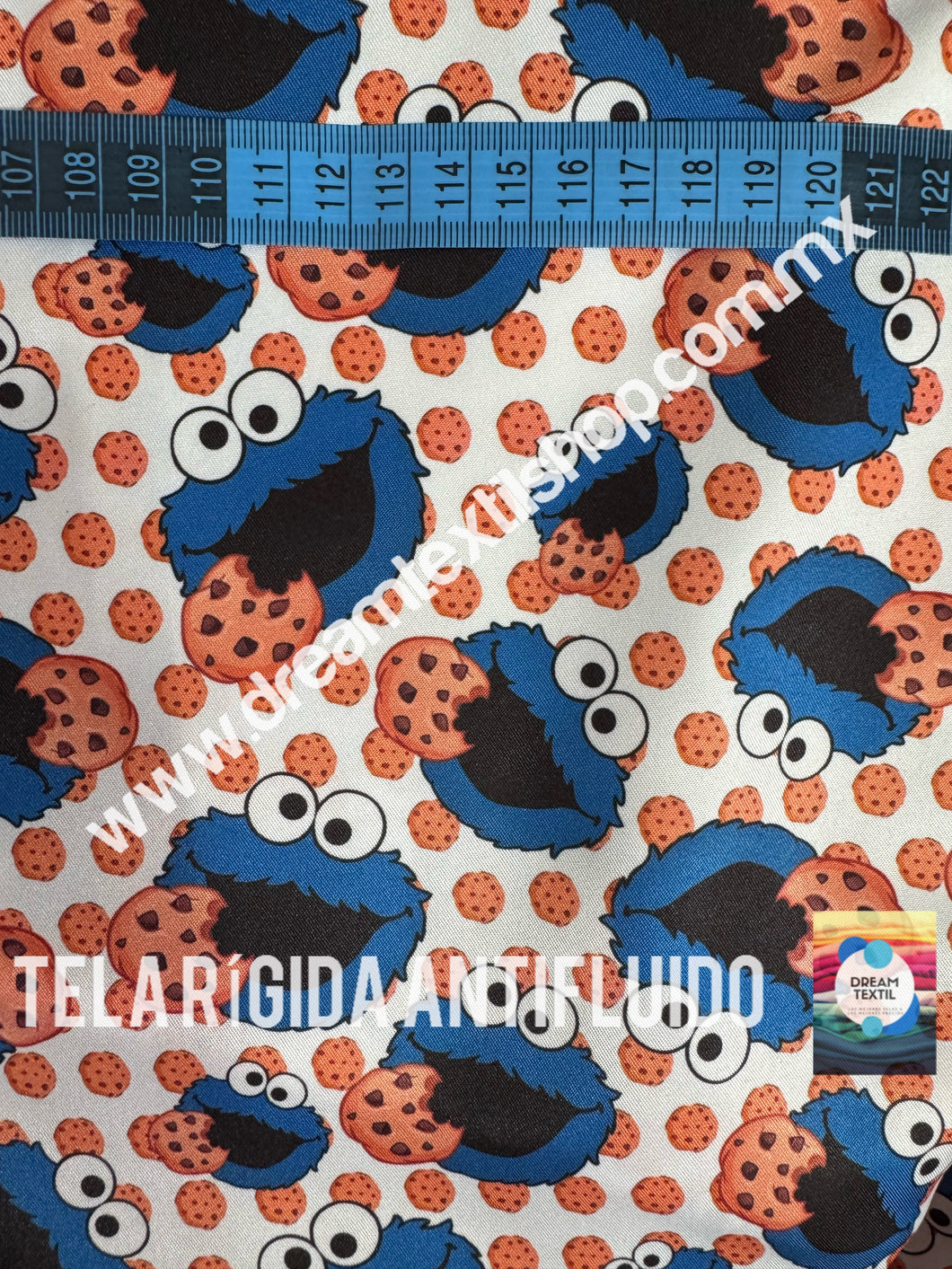 Microfibra Antifluidos Rígido Cookie Monster