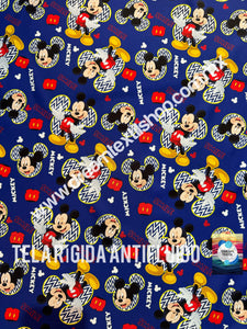 Microfibra Antifluidos Rígido Mickey Smile Azul marino