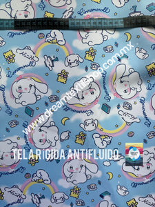 Microfibra Antifluidos Rígido Cinnamoroll arcoiris