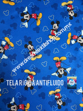 Cargar imagen en el visor de la galería, Microfibra Antifluidos Rígido Mickey silueta
