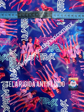 Cargar imagen en el visor de la galería, Microfibra Antifluidos Rígido Guerreras KPOP HUNTRIX Fondo Lila
