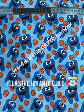 Cargar imagen en el visor de la galería, Microfibra Stretch Antifluidos Dentista Cookie Monster
