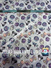 Cargar imagen en el visor de la galería, Microfibra Antifluidos Rígido Disney dumbo Fondo Lila
