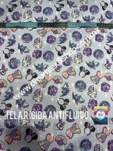 Microfibra Antifluidos Rígido Disney dumbo Fondo Lila