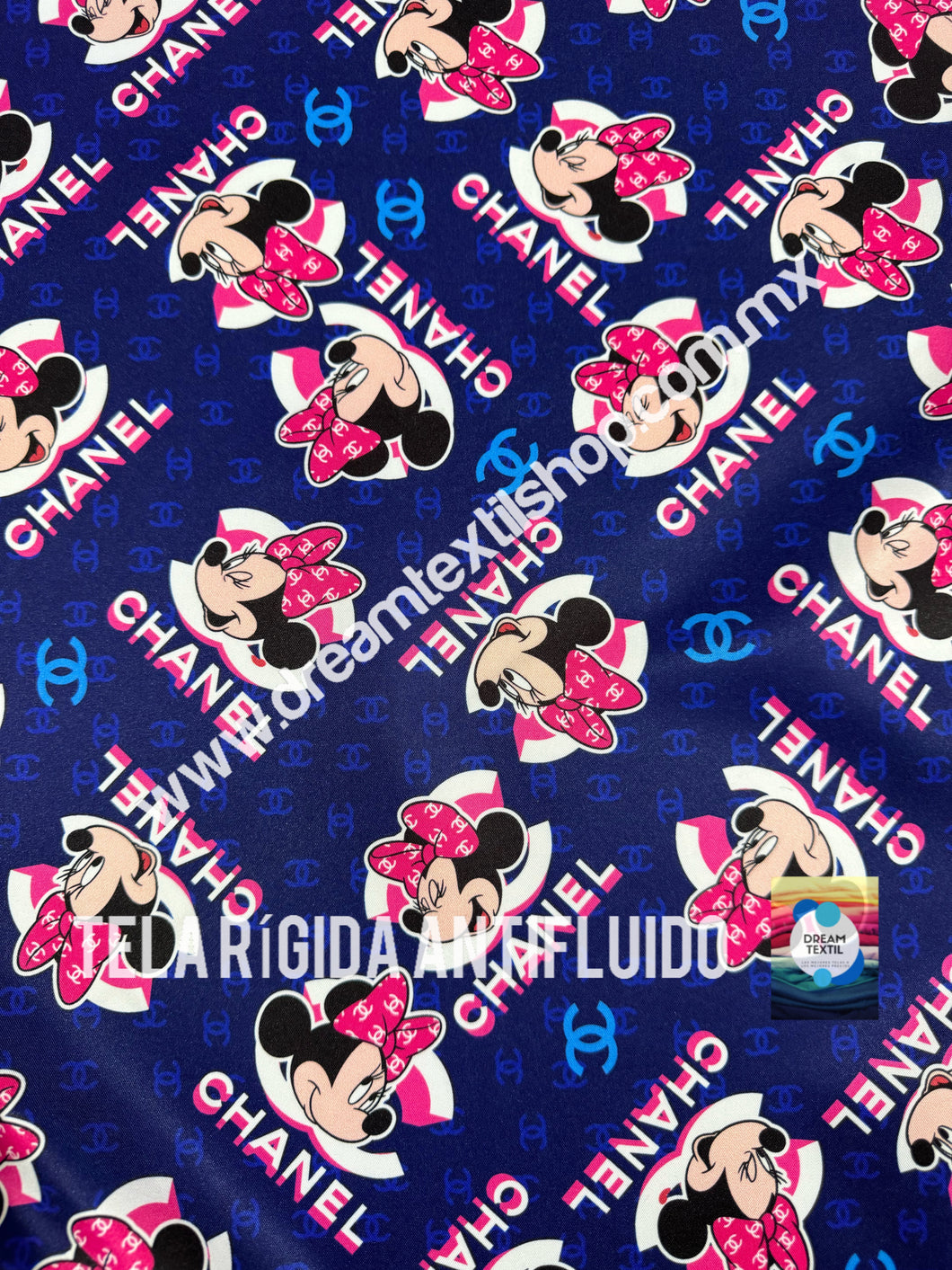 Microfibra Antifluidos Rígido Minnie chanel