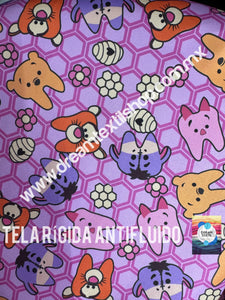 Microfibra Antifluidos Rígido muelitas winnie pooh