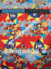 Cargar imagen en el visor de la galería, Microfibra Antifluidos Rígido Winnie Pooh triangulos
