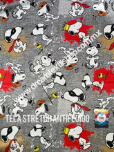 Cargar imagen en el visor de la galería, Microfibra Stretch Antifluidos Snoopy blues
