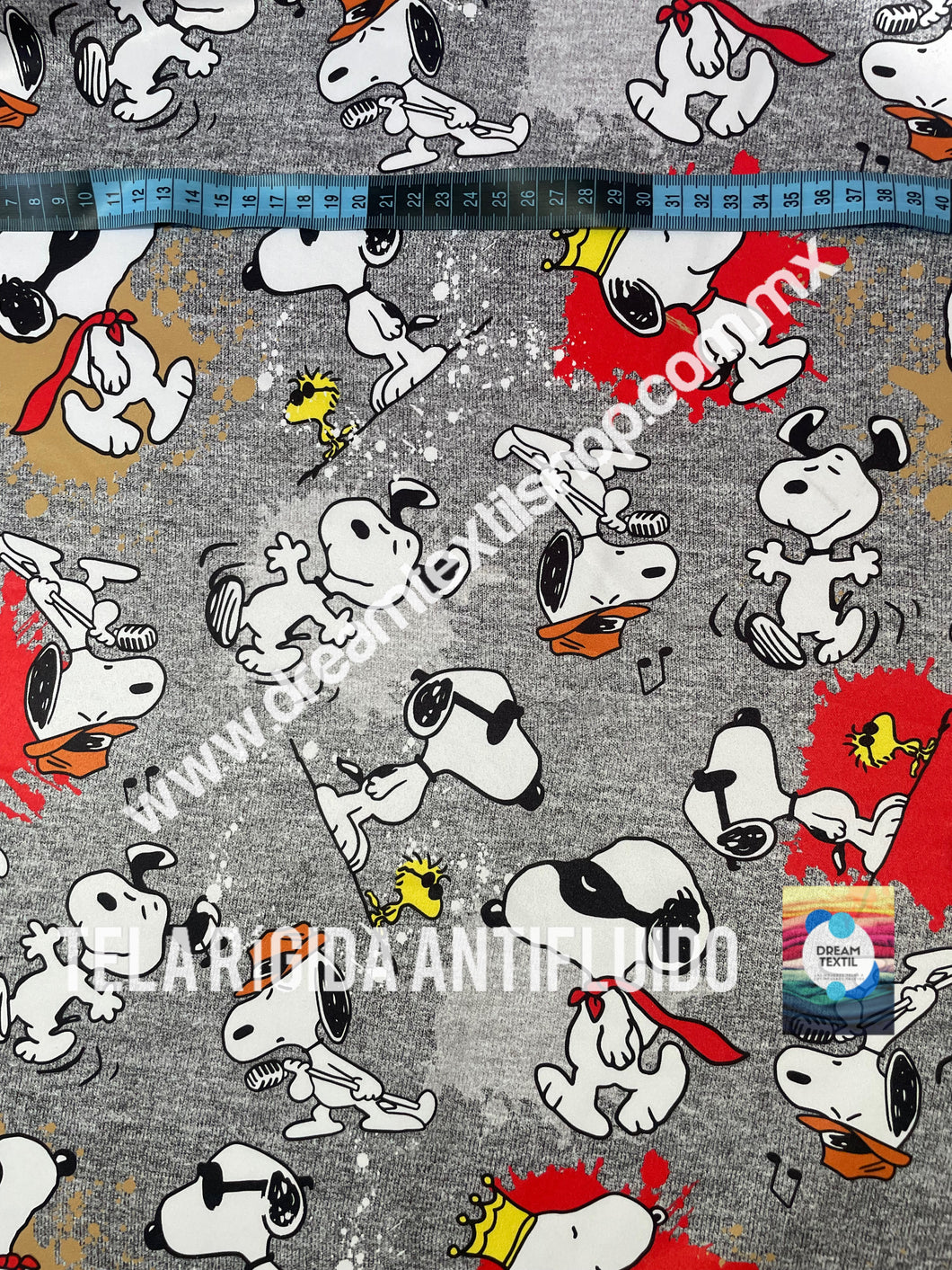 Microfibra Antifluidos Rígido Snoopy Blues