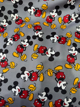 Cargar imagen en el visor de la galería, Microfibra Stretch Antifluidos mickey fondo gris

