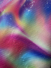 Cargar imagen en el visor de la galería, Tela Lycra Lentejuela Mancha arcoiris

