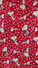 Cargar y reproducir el video en el visor de la galería, Microfibra Antifluidos Rígido Snoopy corazón
