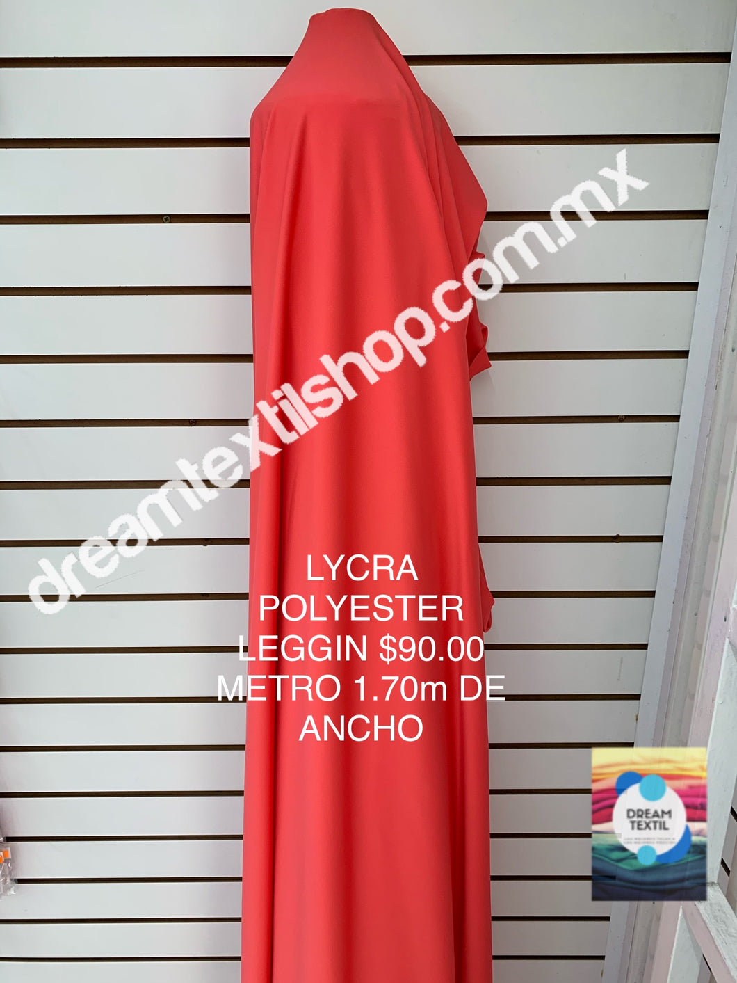 Lycra de Polyester Leggin coral