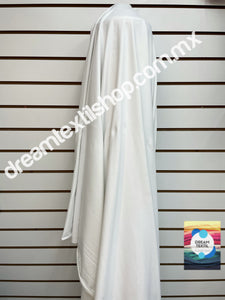 Lycra Polyester Blanca