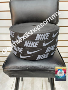 ElÌÁstico Negro NIKE 3cm de ancho 50 metros el rollo