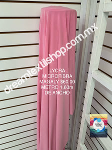 Lycra de Polyester Microfibra Rosa