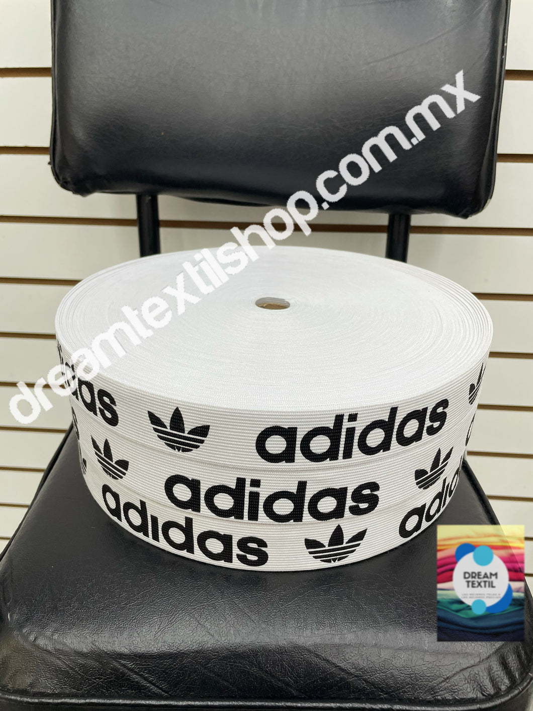 ElÌÁstico Blanco ADIDAS 3cm de ancho 50 metros el rollo