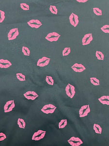 Popelina Stretch beso color negro